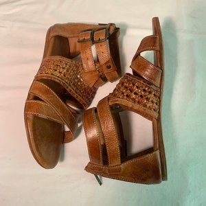 Bed Stu brown sandals, size 7